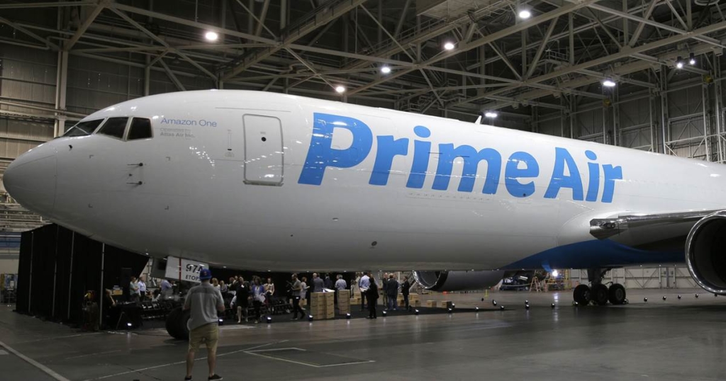 Noticias de aviación. Noticias de aviones. Boeing 767 carguero de Amazon Prime Air