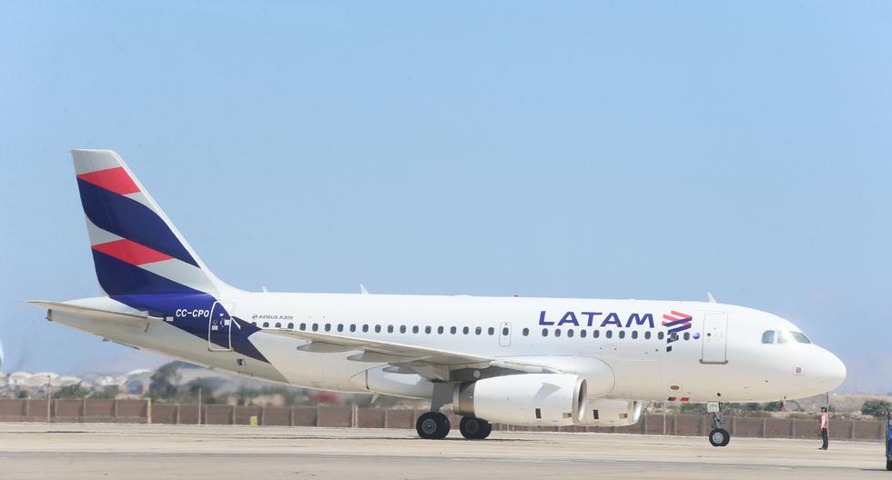 Avión de la aerolínea sudamericana LATAM