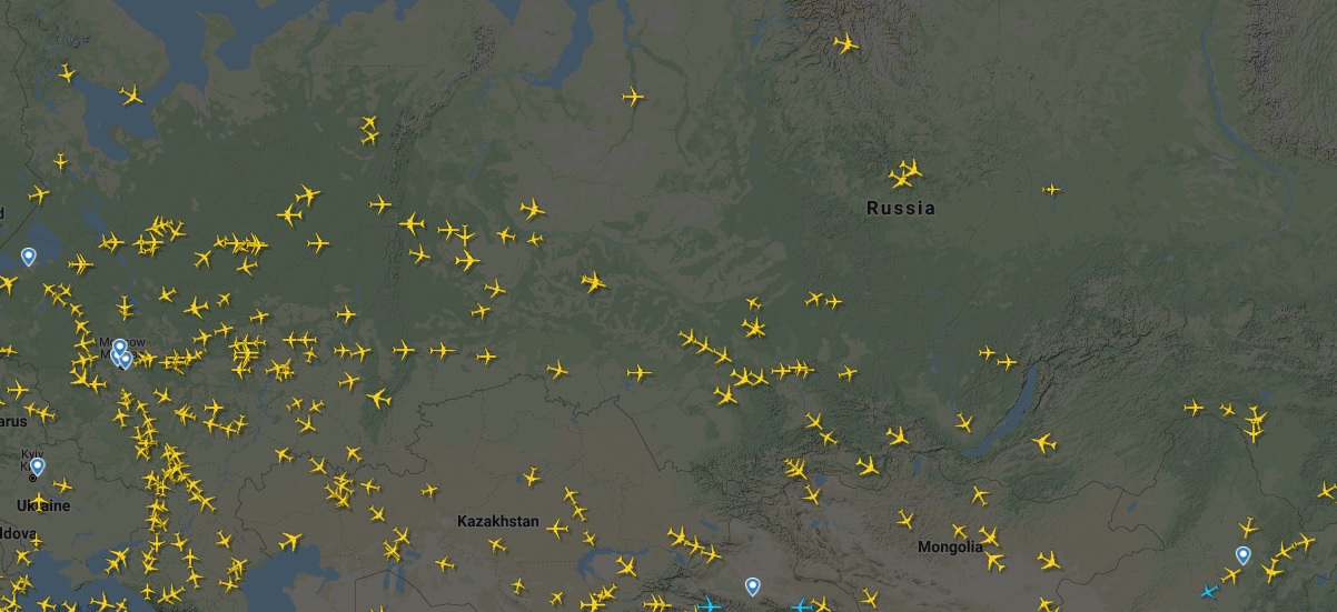 Espacio aéreo ruso