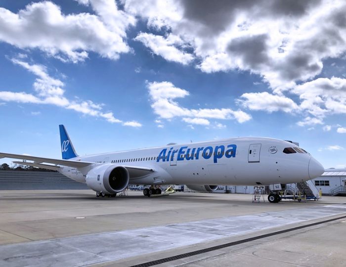 avión de Air Europa en madrid
