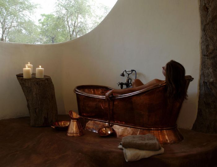 bañera casa privada en africa